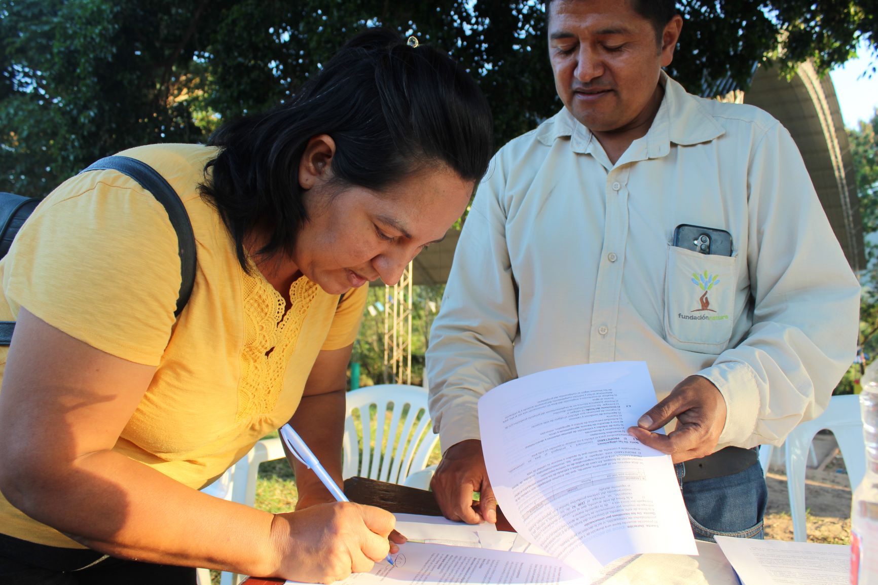 María Binda, defensora de los bosques y fuentes de agua