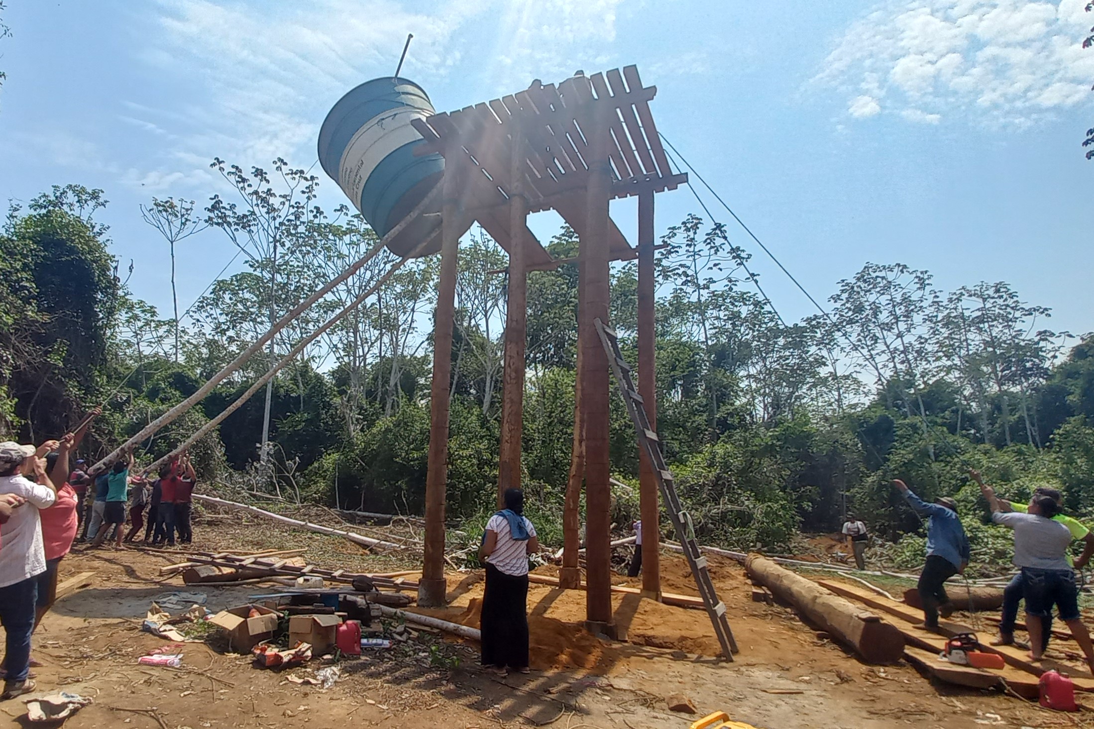 COMUNIDAD INDÍGENA GUARASUG´WE DE PICAFLOR CUMPLE SU SUEÑO DE TENER AGUA EN SUS HOGARES